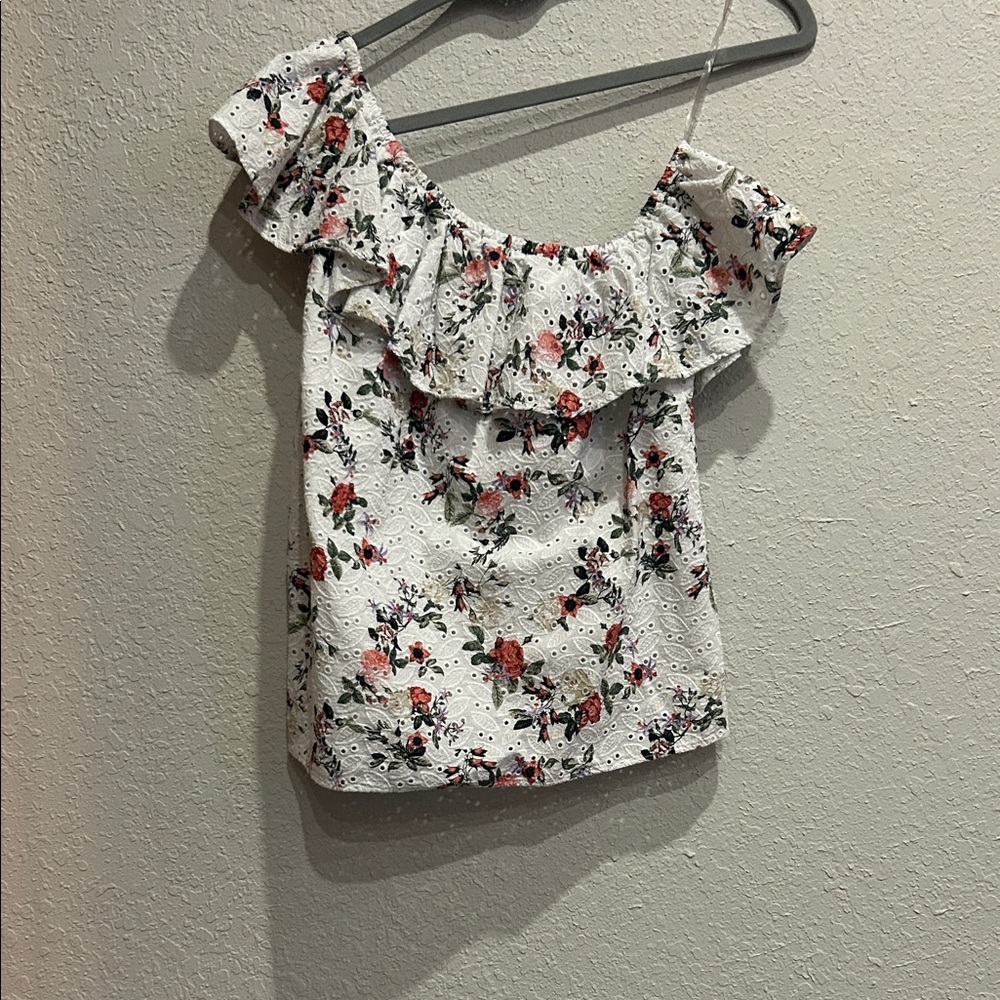 INC International Concepts Floral Off-Shoulder Blouse
